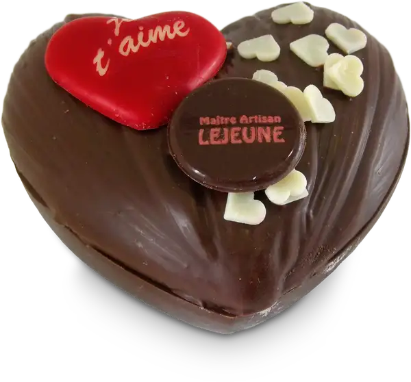 Cœur en chocolat noir, petit modèle