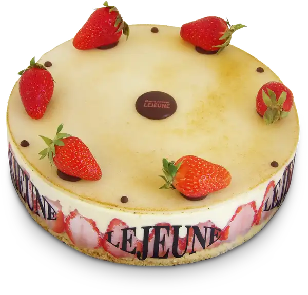 Fraisier artisanal aux fraises fraîches - Pâtisserie Lejeune