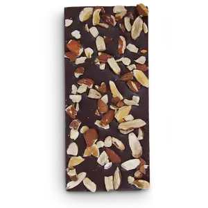 Tablette chocolat noir amandes - Pâtisserie Lejeune