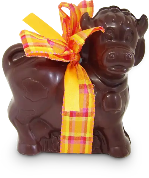 Moulage vache chocolat noir - Pâtisserie Lejeune