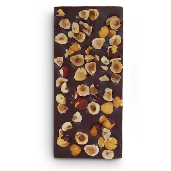 Tablette chocolat noir et noisettes - Pâtisserie Lejeune