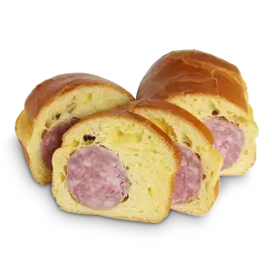 Saucisson brioché artisanal - Pâtisserie Lejeune