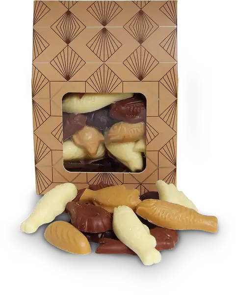 Boite assortiment de fritures en chocolat - Pâtisserie Lejeune