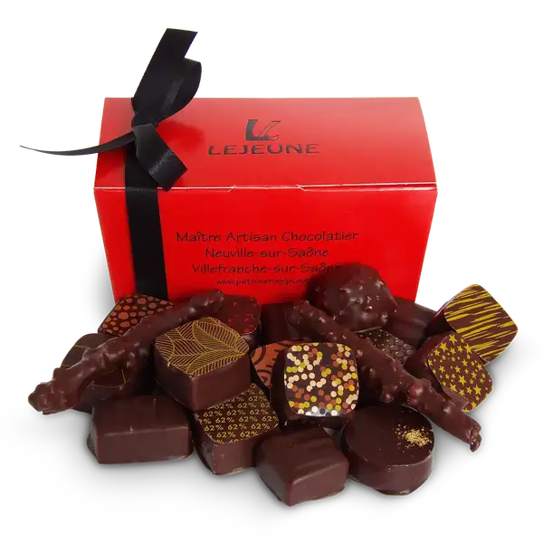 Ballotin chocolat noir - Pâtisserie Lejeune