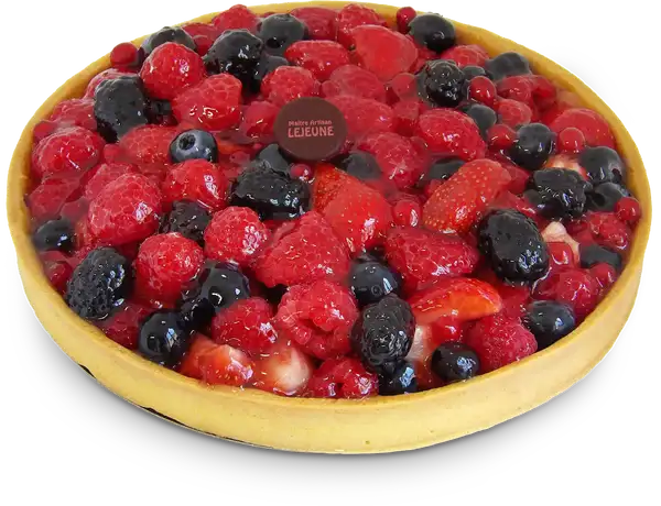 Tarte aux fruits rouges artisanale Pâtisserie Lejeune