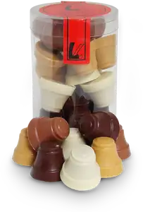 Cloches pralinées en chocolat - Pâtisserie Lejeune