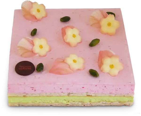 Bahia, entremet fraise et pistache - Pâtisserie Lejeune