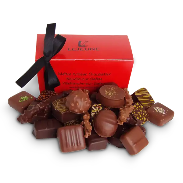 Ballotin chocolat noir et lait - Pâtisserie Lejeune